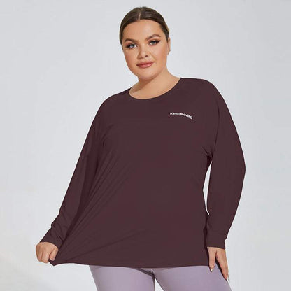 Plus Size Loose Long Sleeve T-Shirts | Comfortable &amp; Stylish