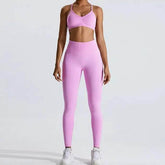 Cross Back Sports Bra with Adjustable Strap