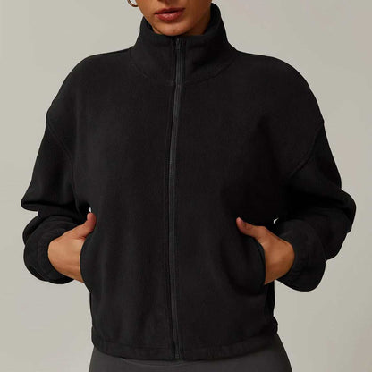 Loose Zipper Sports Sweatshirt Jacket | Comfortable &amp; Versatile