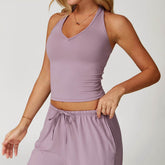 Workout Tank Top with Removable Bra Pad
