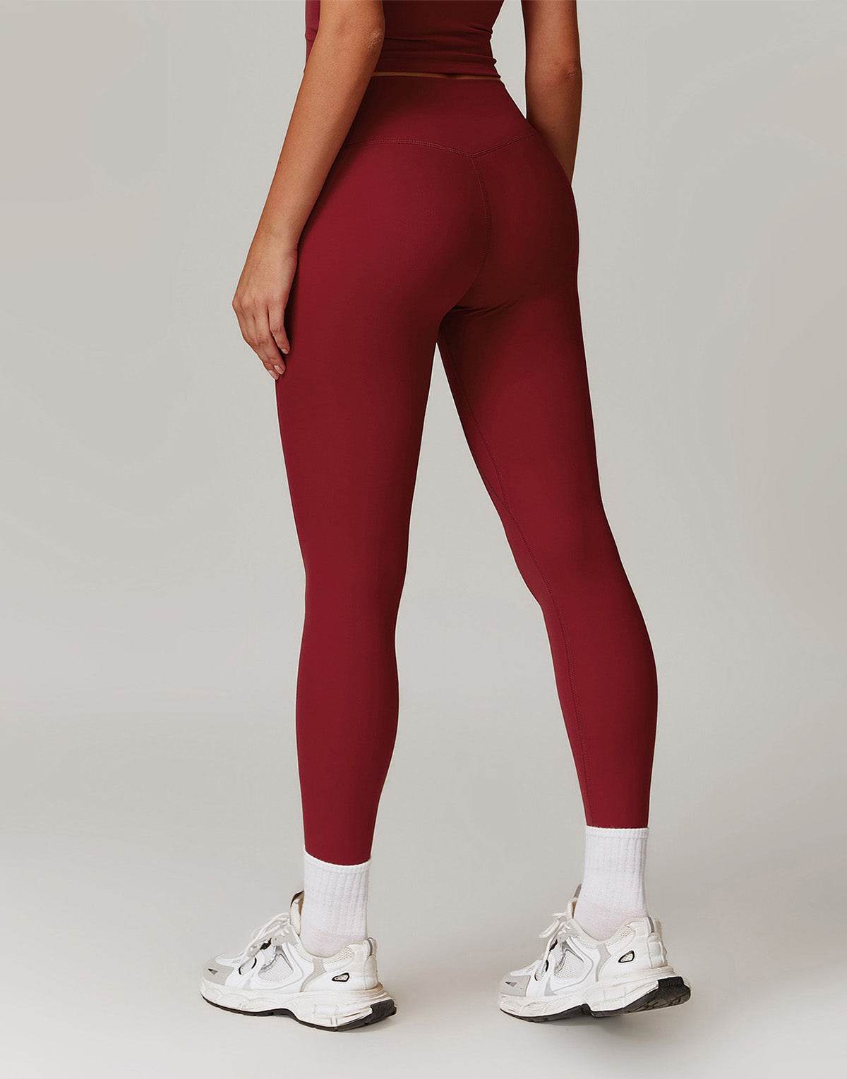 No Front Seam High Waist Sports Leggings