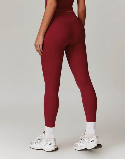 No Front Seam High Waist Sports Leggings
