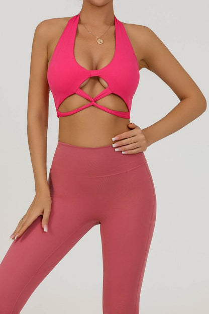 Halter Sports Bra | Perfect for Intense Workouts, Yoga, Fitness or Gym