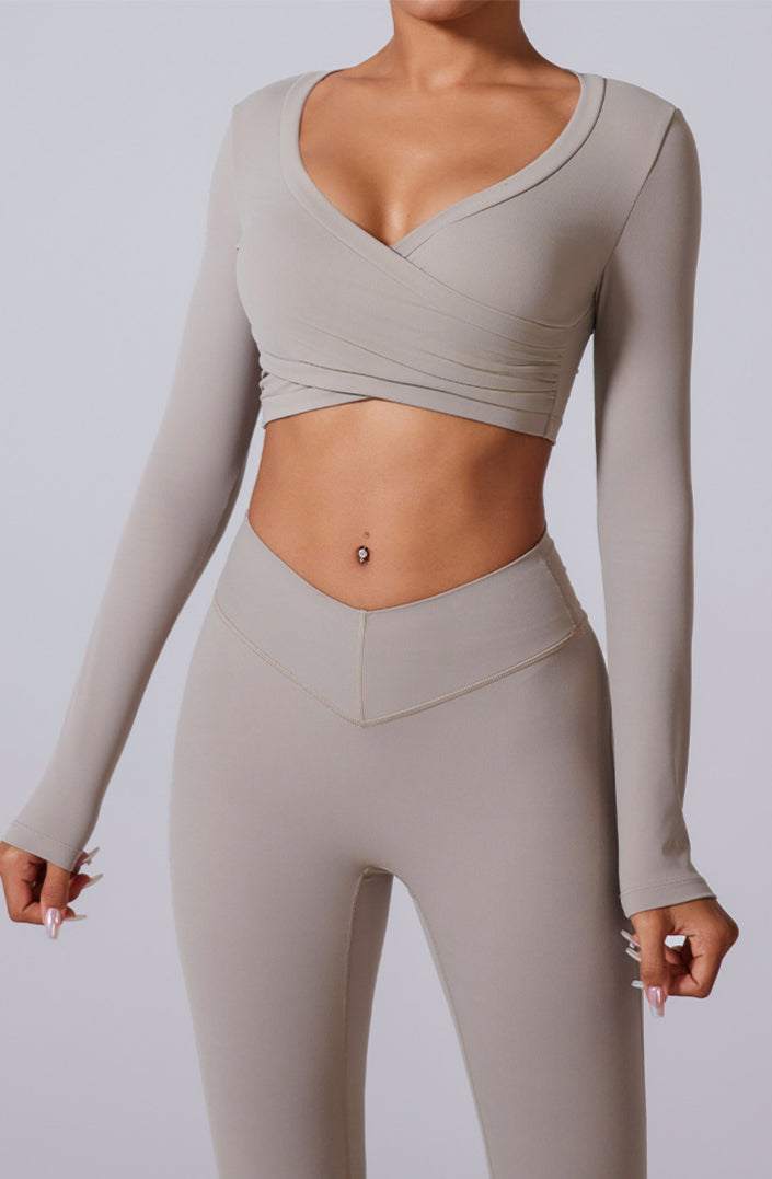 Long Sleeve Sports Yoga Set | Comfortable &amp; Stylish for Every Session