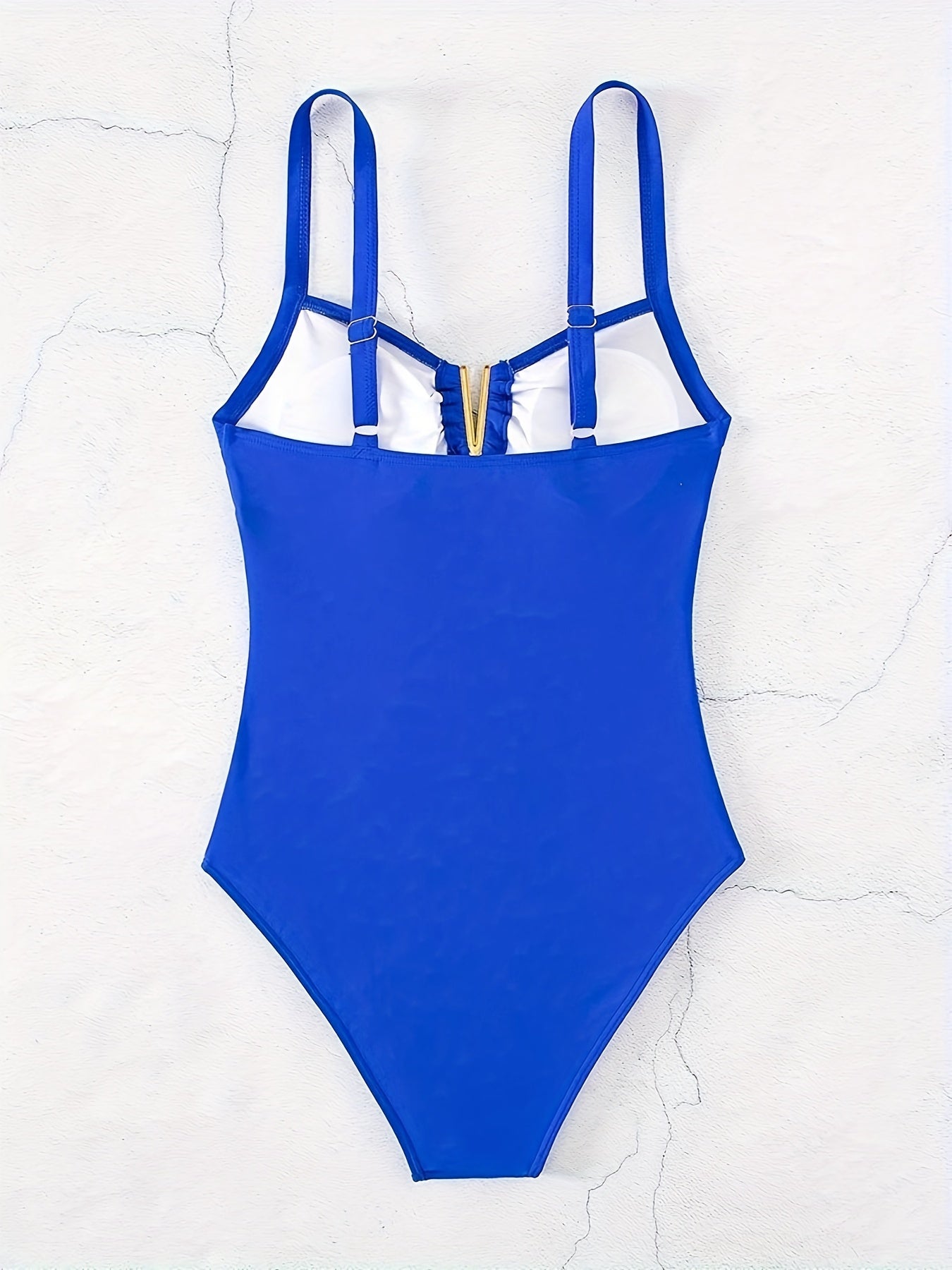 Flattering V-Notch One-piece Swimsuit