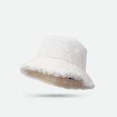 Solid Color Fuzzy Bucket Hat
