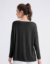 Long Sleeve Tops Loose Fit Yoga Shirts