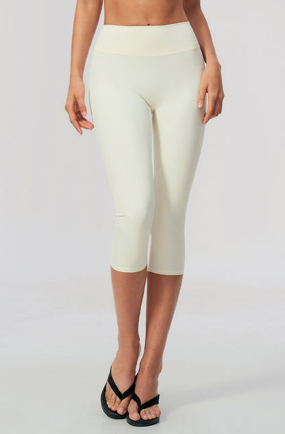 Tummy Control Capri Yoga Leggings