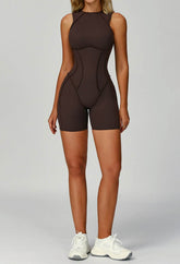 Sleeveless Backless Yoga One Piece Jumpsuits