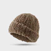 Soft Fuzzy Knitted Warm Beanie Hat