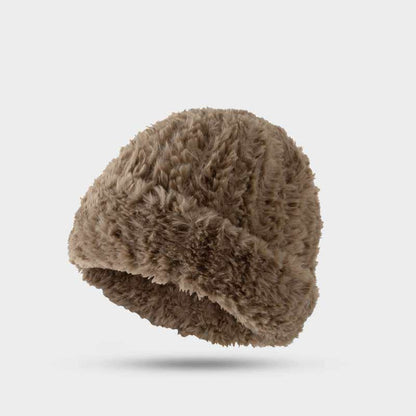 Soft Fuzzy Knitted Warm Beanie Hat | Warm &amp; Cozy Winter Accessory