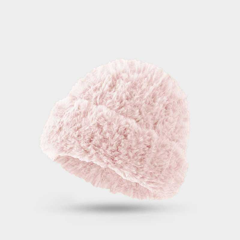 Soft Fuzzy Knitted Warm Beanie Hat | Warm &amp; Cozy Winter Accessory