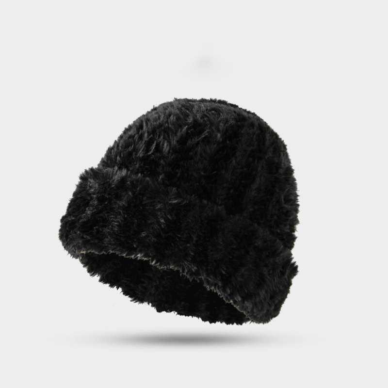 Soft Fuzzy Knitted Warm Beanie Hat | Warm &amp; Cozy Winter Accessory