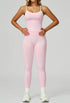 Sport Set with Color Block Tank Top and Legging