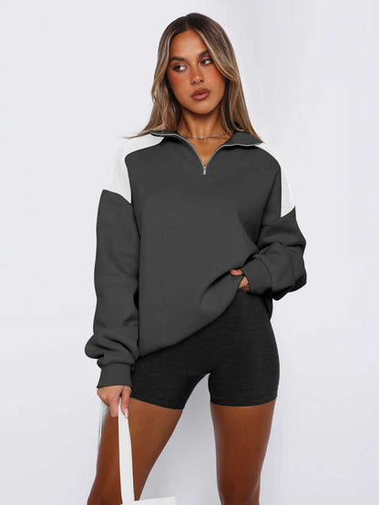 Color Block Pullover Sweatshirt | Stylish &amp; Cozy for Everyday Wear