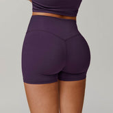 No Front Seam High Waist Biker Shorts