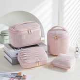 Large Capacity Corduroy Makeup Bag