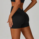 V Back High waist Biker Short