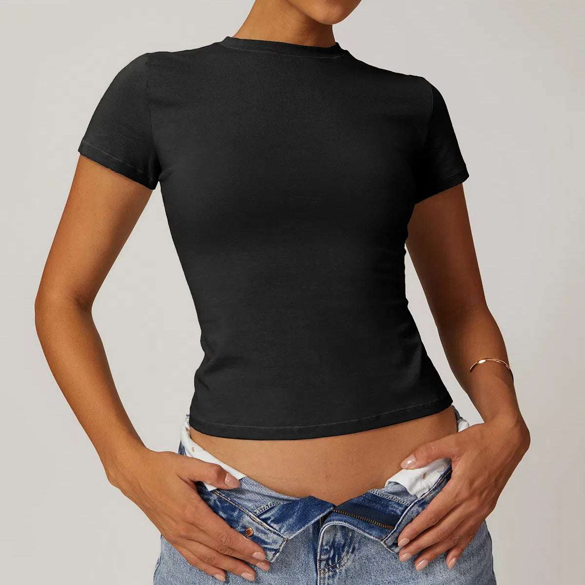 Short Sleeve Crop Sport T-Shirts | Perfect for Yoga &amp; Gym Workouts