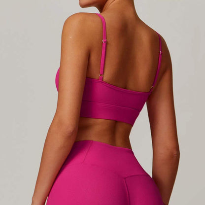 Thin Shoulder Straps Sports Bra | Perfect for Fitness and Workouts