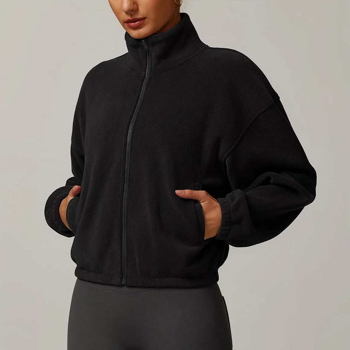 Loose Zipper Sports Sweatshirt Jacket | Comfortable &amp; Versatile