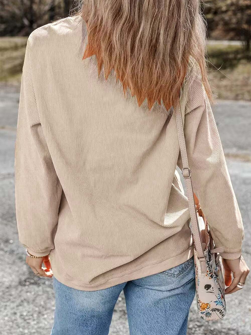 Long Sleeve Casual Round Neck Sweatshirts | Perfect for Chilly Days