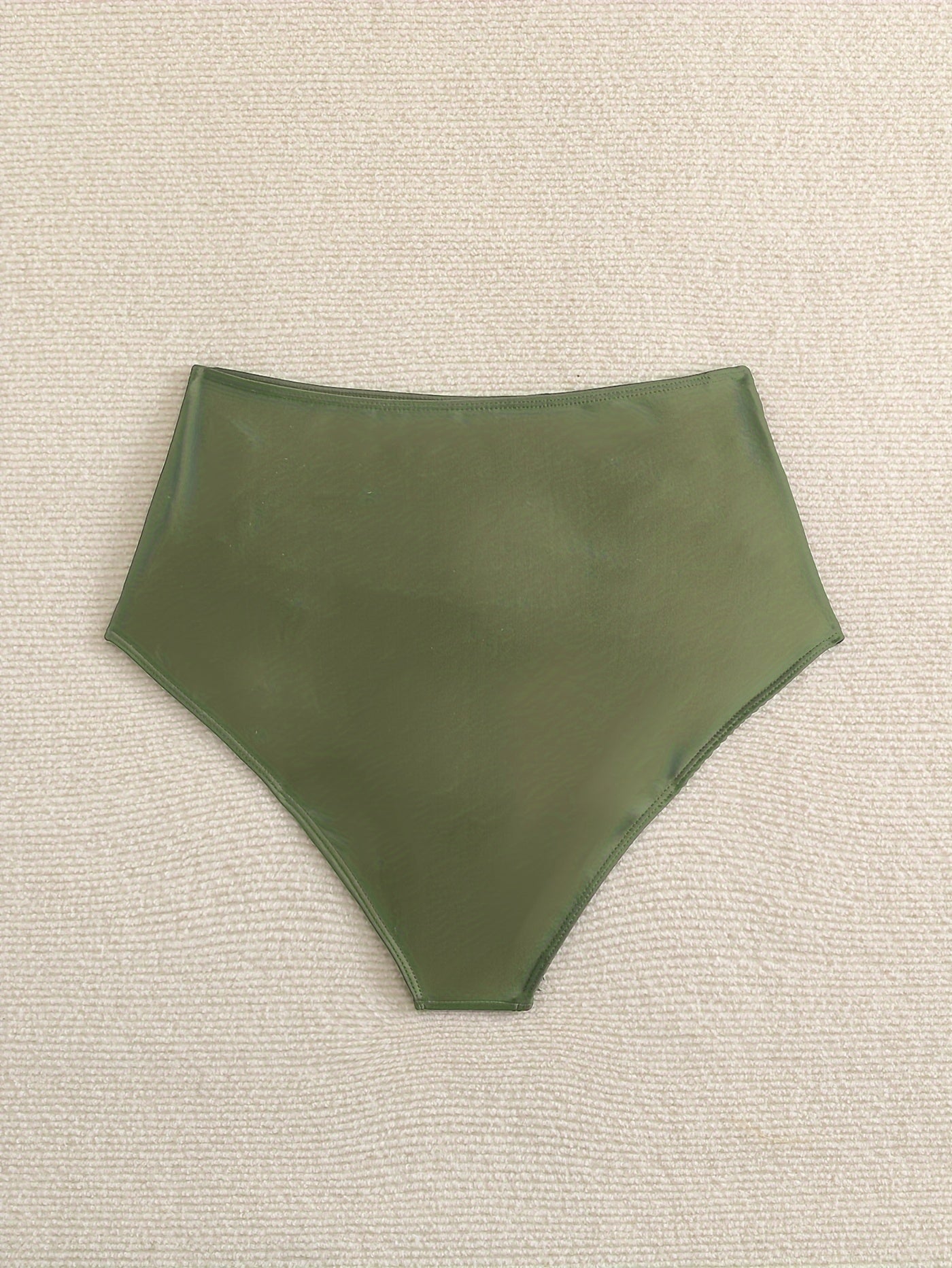 Flattering Ruched High Waist Tummy Control Swim Bottom