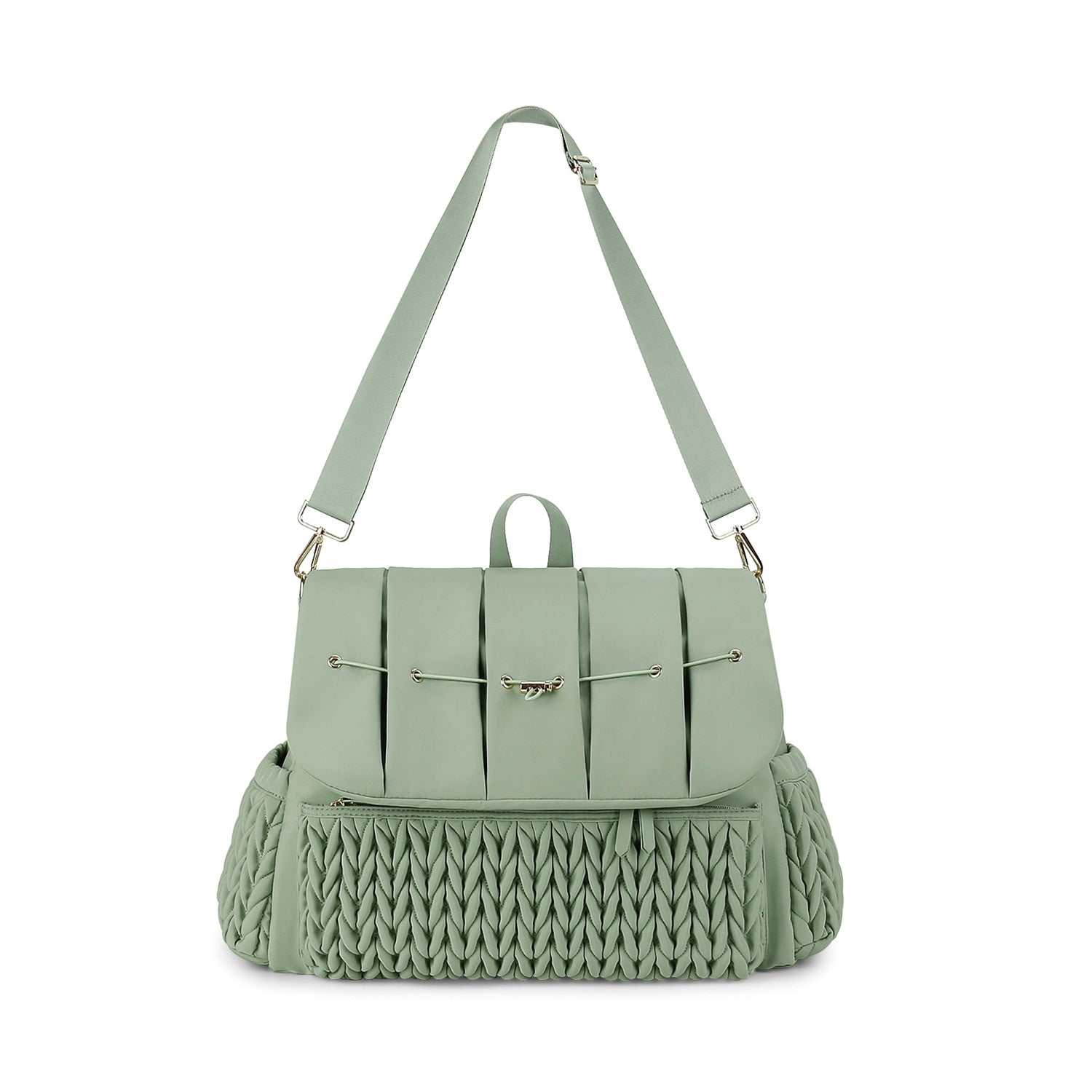 Braid Embroidery Mother Backpack | Combining Functionality and Style