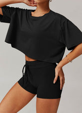 Short Sleeve Crop Top T-Shirts