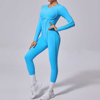 Long Sleeve Backless Yoga Jumpsuits | Embrace Your Workout in Style