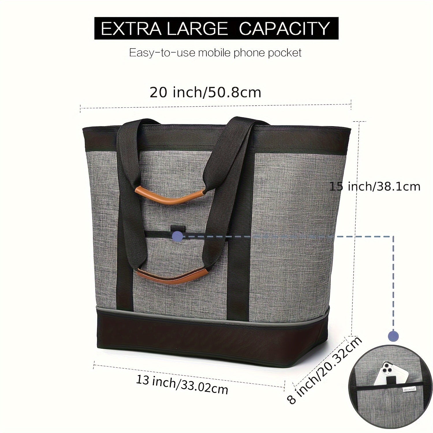 Insulated Cooler Tote Bag