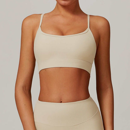 Thin Shoulder Straps Sports Bra | Perfect for Fitness and Workouts