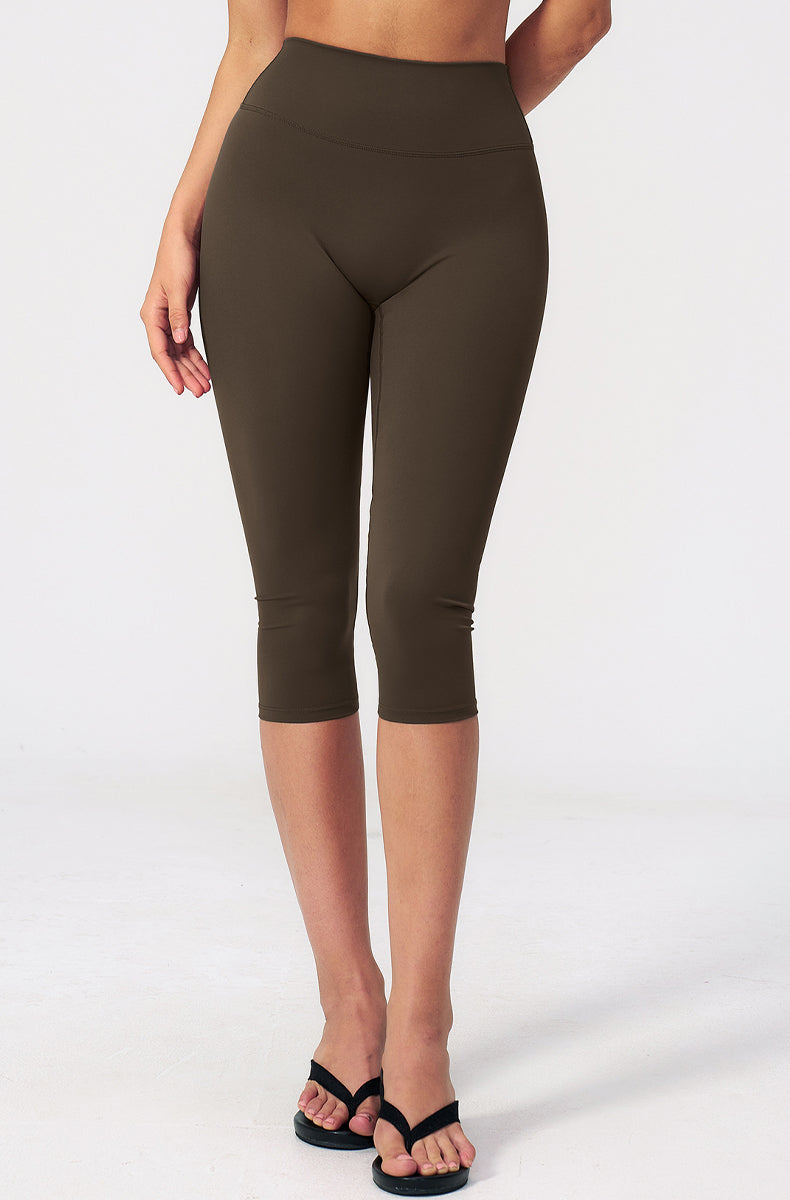 Tummy Control Capri Yoga Leggings