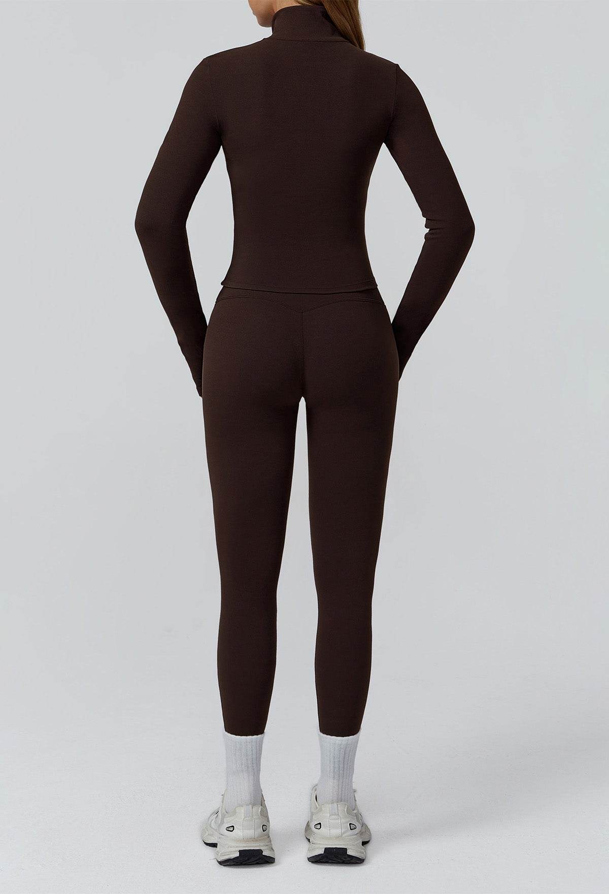 3 Pieces Athletic Wear with Sports Bra, Jacket and Legging