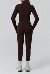 3 Pieces Athletic Wear with Sports Bra, Jacket and Legging