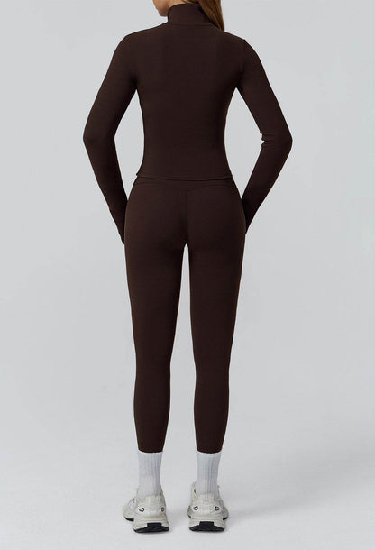 3 Pieces Athletic Wear with Sports Bra, Jacket and Legging