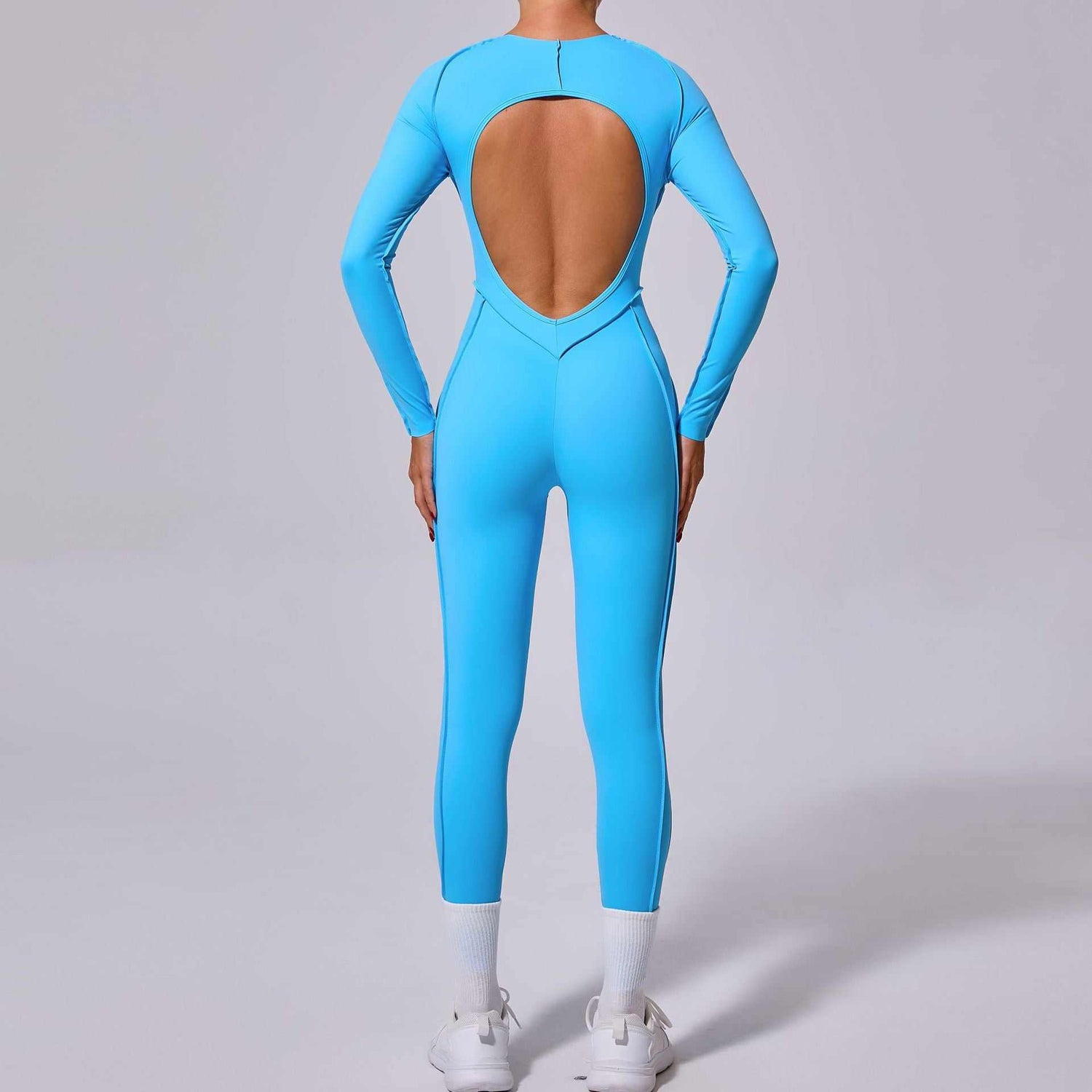 Long Sleeve Backless Yoga Jumpsuits | Embrace Your Workout in Style