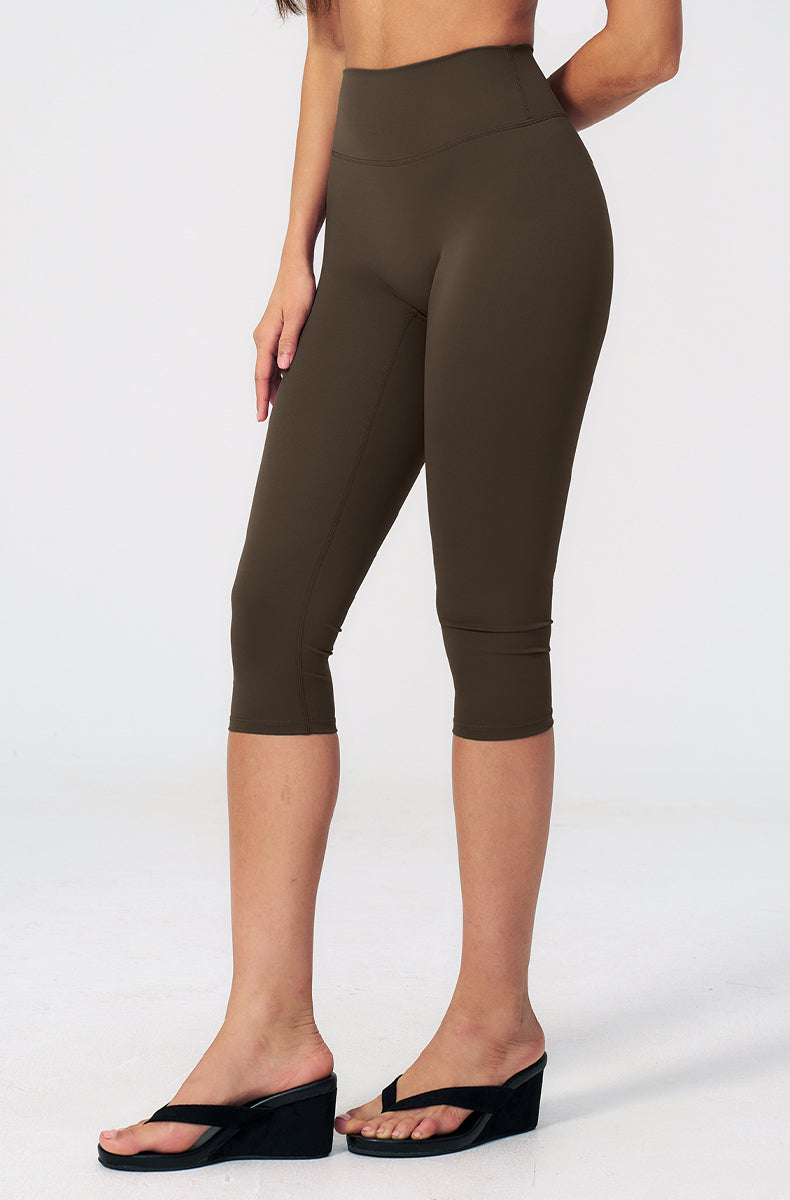 Tummy Control Capri Yoga Leggings