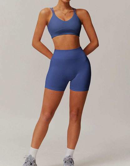 Activewear Set with Sports Bra and Shorts | Ideal for Workouts or Yoga