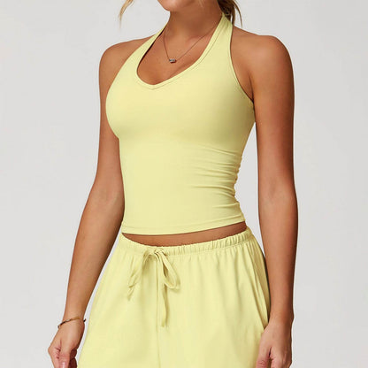 Workout Tank Top with Removable Bra Pad
