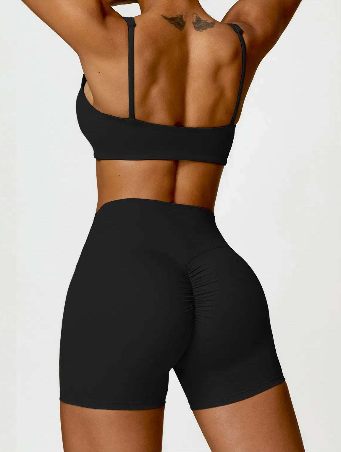 Fitness Clothing Yoga Set with Bra and Shorts | Supportive &amp; Stylish