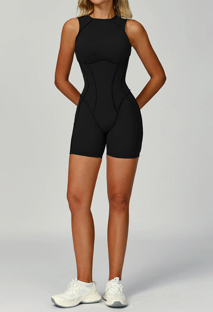 Sleeveless Backless Yoga One Piece Jumpsuits