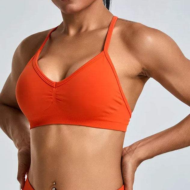 Cross Back Sports Bra with Adjustable Strap | Perfect for Any Activity