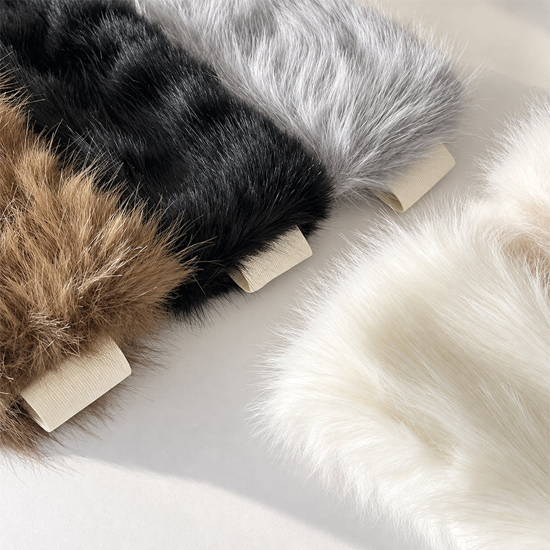 Faux Fur Elastic Ear Warmer Head Band