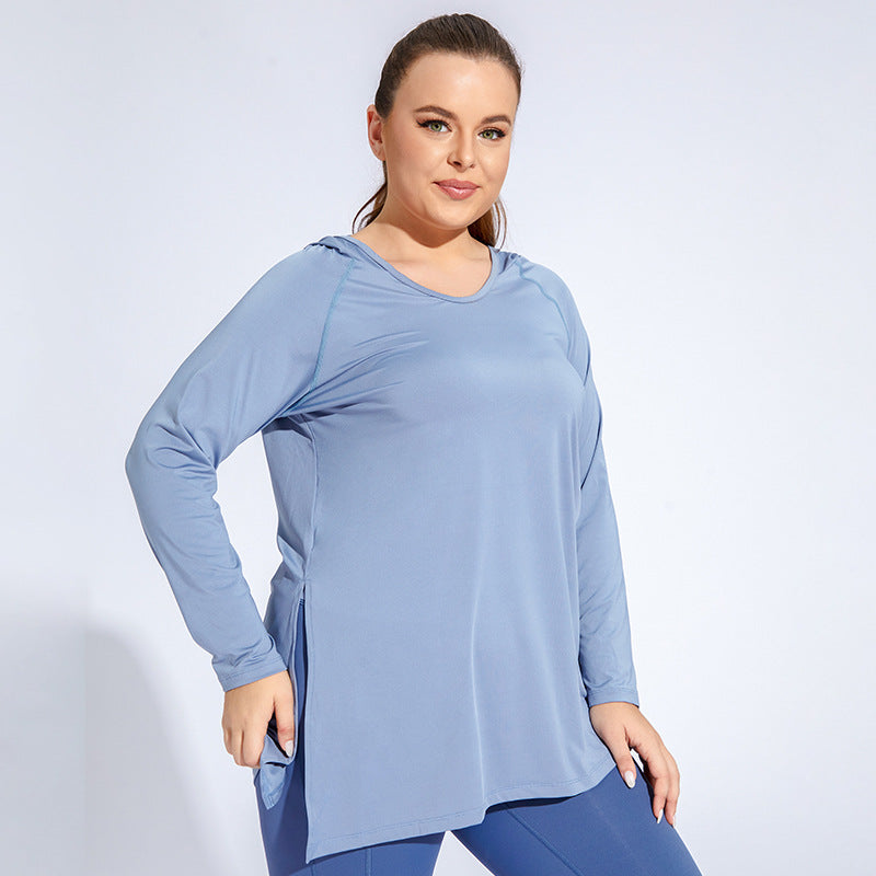 Plus Size Long Sleeve Hoodie