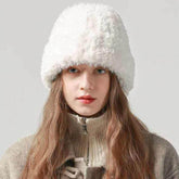 Soft Fuzzy Knitted Warm Beanie Hat
