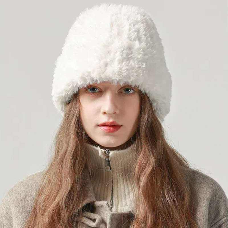 Soft Fuzzy Knitted Warm Beanie Hat | Warm &amp; Cozy Winter Accessory