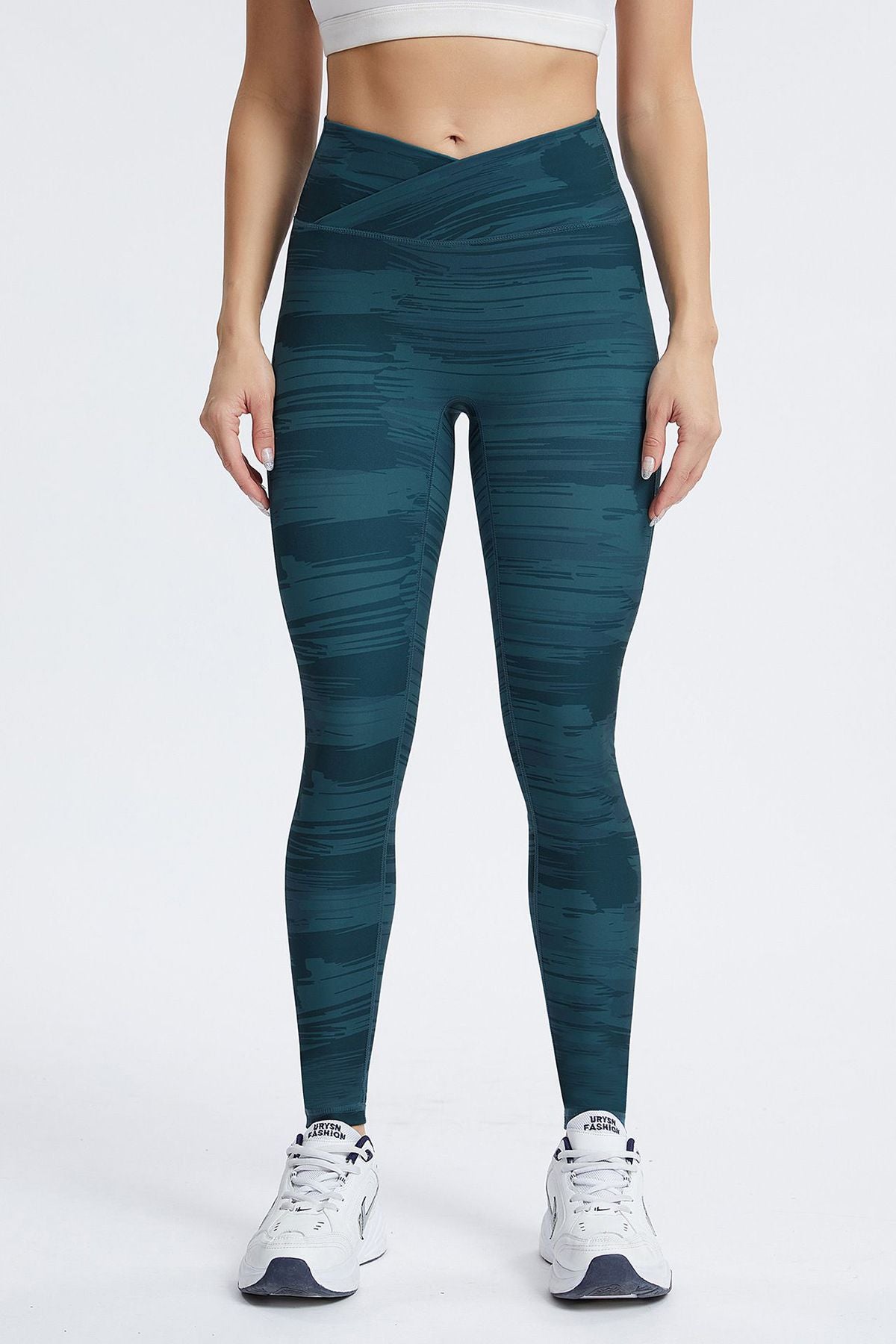 Camo High-Rise Crossover Leggings