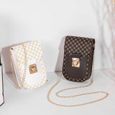 Geometric Pattern Crossbody Phone Bag