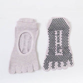 Five-Finger Non-Slip Pilates Socks